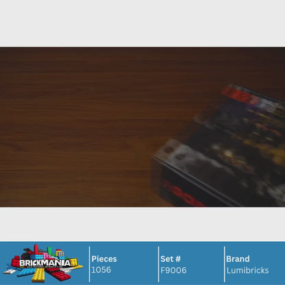 Lumibricks F9006 Steampunk Ore Train Building Toy Set | 1056 PCS