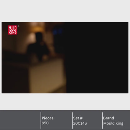 Mould King 20014S Tiger Heavy Tank Model Building Toy Set | 850 PCS