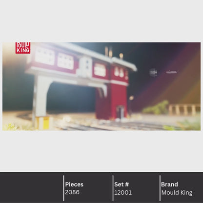 Mould King 12001 Train NJ2 Diesel Locomotives Building Toy Set | 2086 PCS