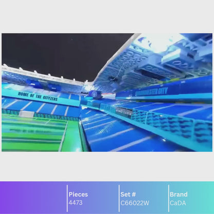 CaDA C66022W Manchester City Stadium Building Toy Set | 4473 PCS