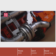 Mould King 10200  Inline-6 Truck Engine & Transmission Building Toy Set | 3236 PCS