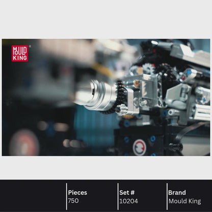 Mould King 10204 Italian V8 Engine Building Set | 750 Pcs
