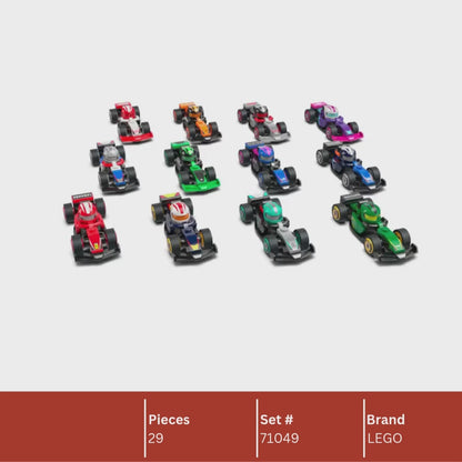 LEGO 71049 Minifigures F1® Collectible Race Cars | 29 PCS