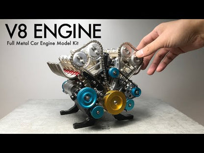 TECHING DM118 V8 Engine Sciences & Engineering Model | 500 PCS