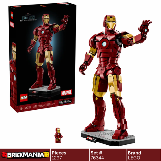 LEGO 76344 Marvel Iron Man Mark 3 Collectors' Edition | 1297 PCS