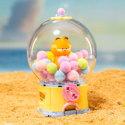 Pantasy 86804 Garfield Crystal Ball Series Gumball Machine Building Toy Set |99 PCS