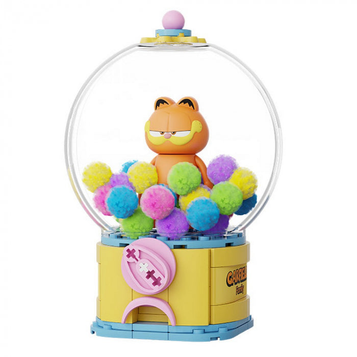 Pantasy 86804 Garfield Crystal Ball Series Gumball Machine Building Toy Set |99 PCS