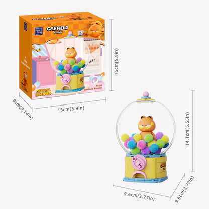 Pantasy 86804 Garfield Crystal Ball Series Gumball Machine Building Toy Set |99 PCS