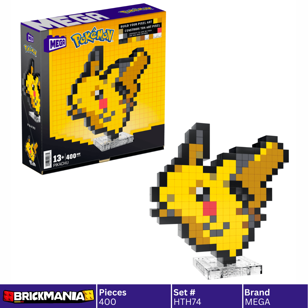 MEGA HTH74 Pokémon Pikachu Building Set | 400 PCS – Brickmania